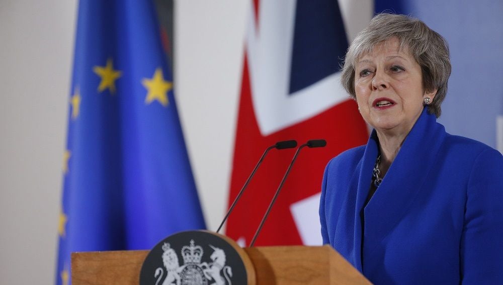 La primera ministra británica, Theresa May