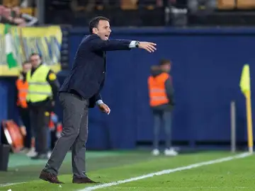 El entrenador del Villarreal, Javier Calleja El entrenador del Villarreal, Javier Calleja