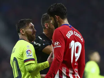 Diego Costa, con Messi Diego Costa, con Messi