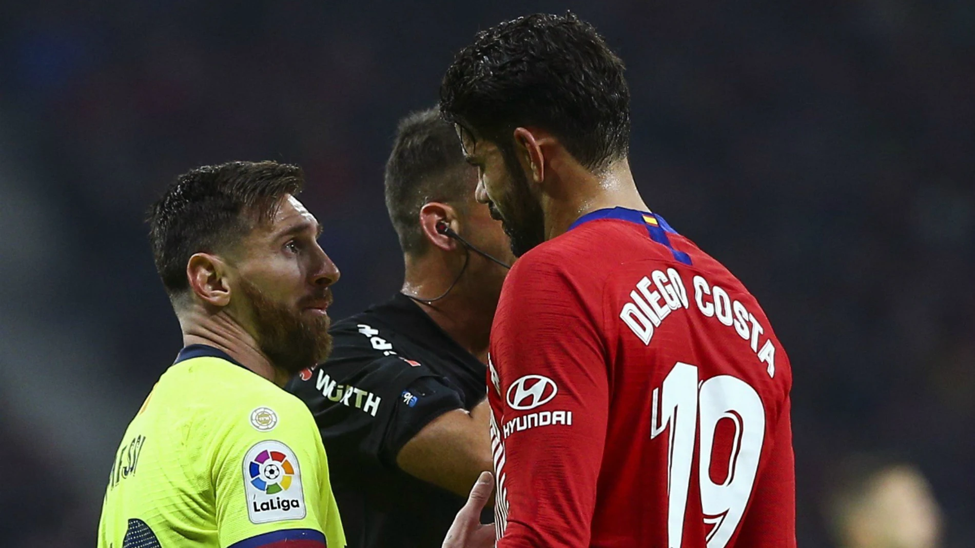 Diego Costa, con Messi Diego Costa, con Messi