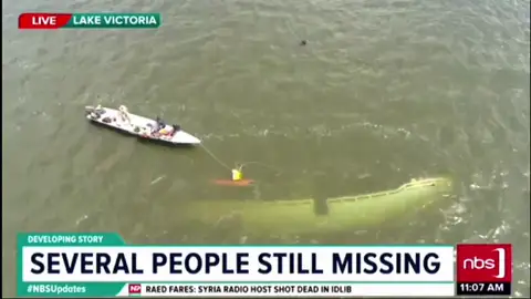 Al menos 30 fallecidos en el naufragio de una embarcación de lujo que navegaba en el Lago Victoria Al menos 30 fallecidos en el naufragio de una embarcación de lujo que navegaba en el Lago Victoria