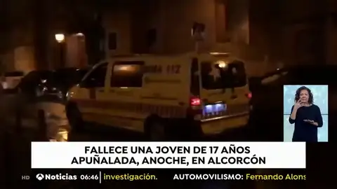 Muere una joven de 17 años tras ser apuñalada en Alcorcón, en Madrid Muere una joven de 17 años tras ser apuñalada en Alcorcón, en Madrid