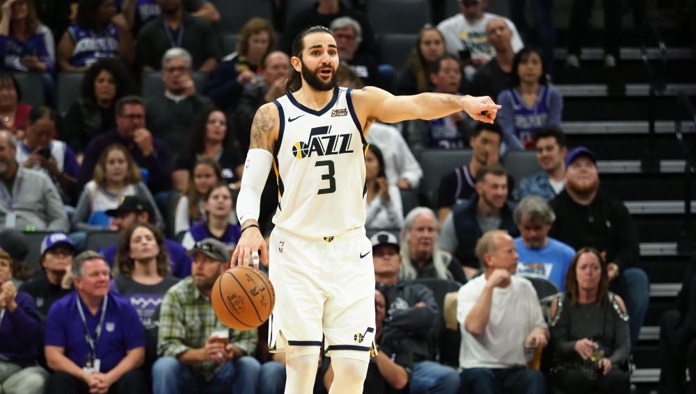 Ricky Rubio, en acción ante los Kings