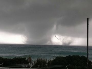 Han presenciado tornados en la región de Puglia, Italia
