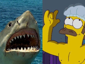 Ned Flanders aparece en 'Tiburón'