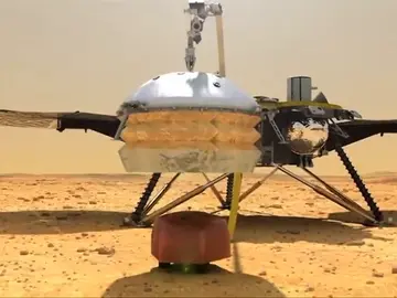 Siete minutos de terror: la nave Insight aterriza en Marte Siete minutos de terror: la nave Insight aterriza en Marte