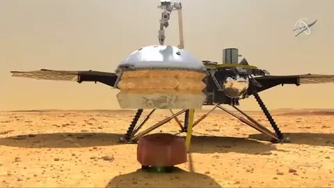 Siete minutos de terror: la nave Insight aterriza en Marte Siete minutos de terror: la nave Insight aterriza en Marte
