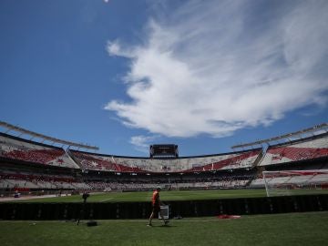 Vista del estadio Momumental en Argentina