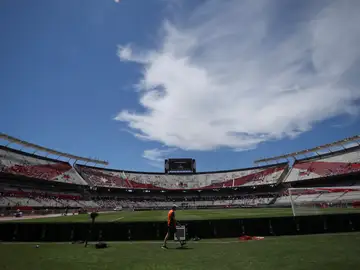 Vista del estadio Momumental en Argentina Vista del estadio Momumental en Argentina