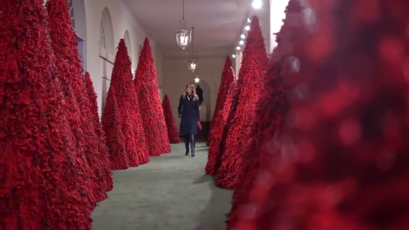 Así da la bienvenida a la Navidad la Casa Blanca de la mano de Melania Trump