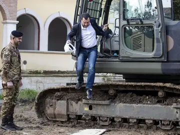 El ministro italiano del Interior, Matteo Salvini El ministro italiano del Interior, Matteo Salvini