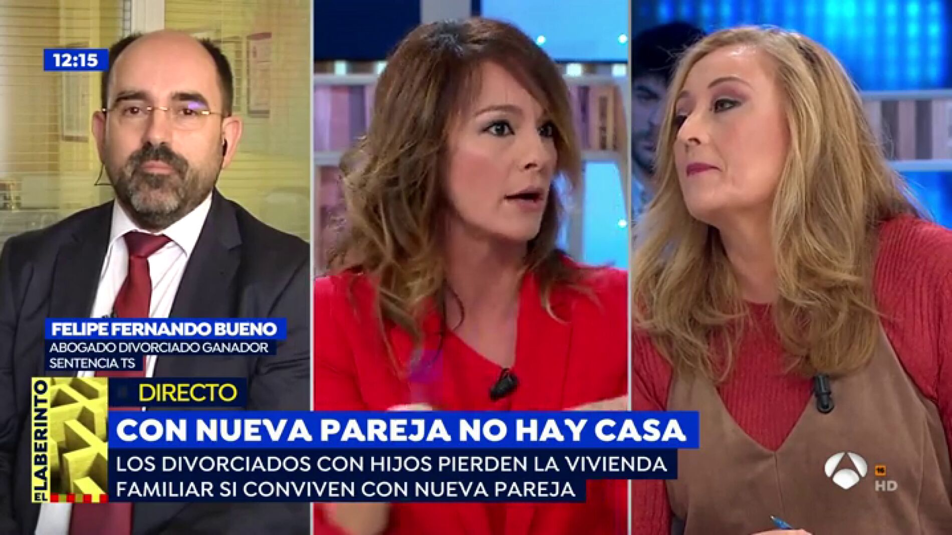 Elisa Beni revoluciona el plat&oacute; tras conocer la sentencia que retirar&aacute; a los divorciados con hijos el derecho a la vivienda familiar: "No le importan sus hijos, le molesta que la tercera persona viva en su casa"
