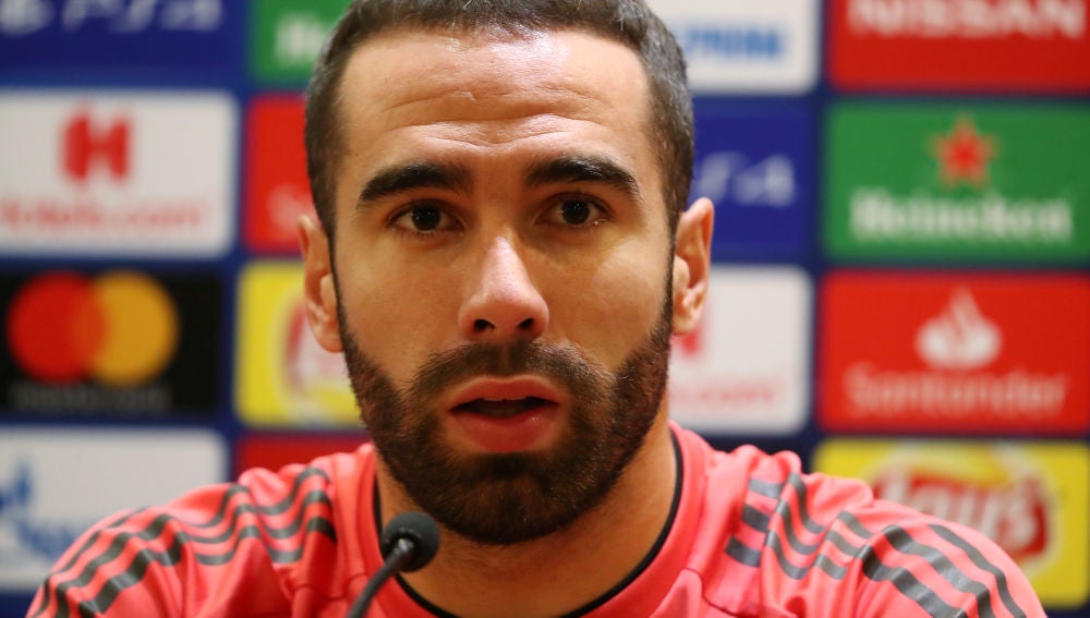 El futbolista del Real Madrid Dani Carvajal