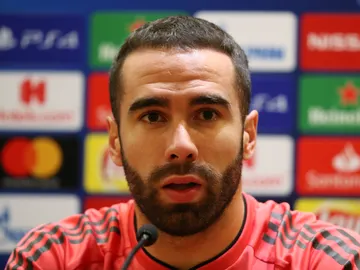 El futbolista del Real Madrid Dani Carvajal El futbolista del Real Madrid Dani Carvajal