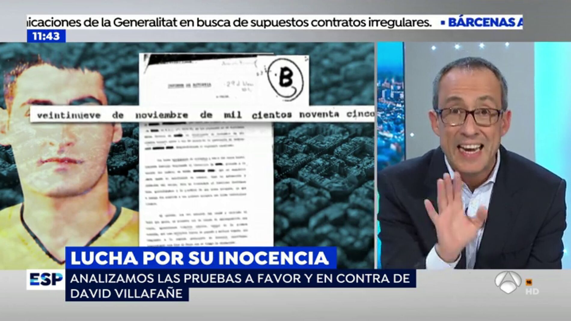 David Villafa&ntilde;e fue condenado por el asesinato de su novia y por estafa.