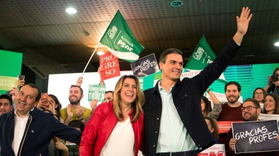 Pedro Sánchez y Susana Díaz