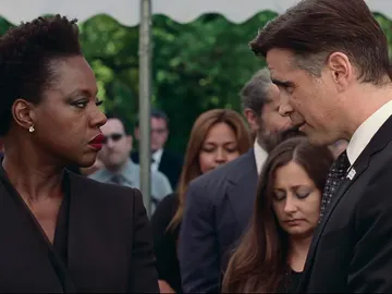 Viola Davis y Collin Farrell en 'Viudas' Viola Davis y Collin Farrell en 'Viudas'