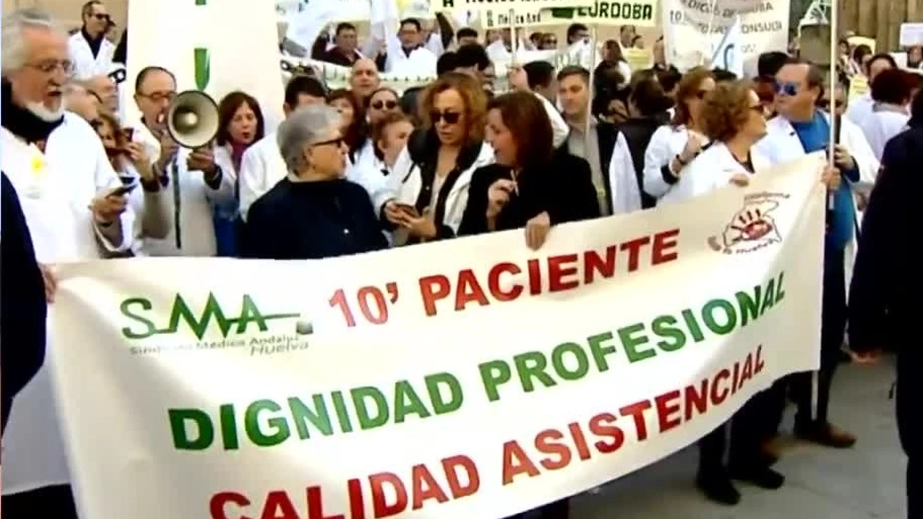 Huelga de médicos en Andalucía Huelga de médicos en Andalucía