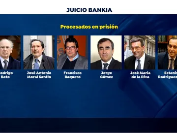 Procesados en el juicio de Bankia que ya están en prisión Procesados en el juicio de Bankia que ya están en prisión