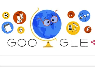 Doodle de Google por el Día Internacional del Profesor Doodle de Google por el Día Internacional del Profesor
