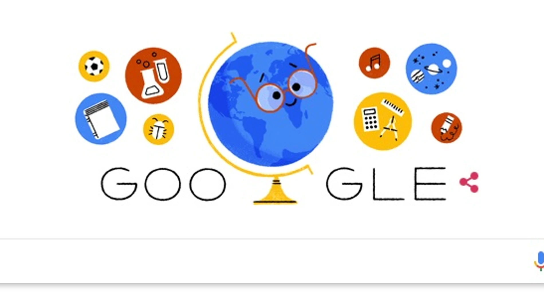 Doodle de Google por el Día Internacional del Profesor Doodle de Google por el Día Internacional del Profesor