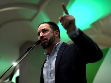 El presidente de Vox, Santiago Abascal