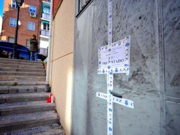 El lugar donde fue asesinada Denisa, en Alcorcón, Madrid.
