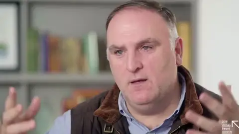 El chef español José Andrés, nominado al Premio Nobel de la Paz 