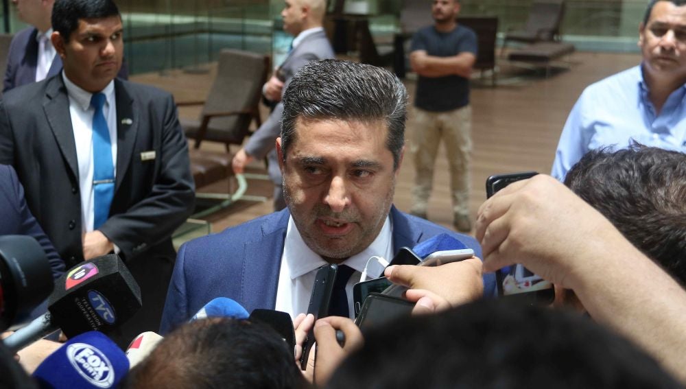 El presidente de Boca Juniors Daniel Angelici