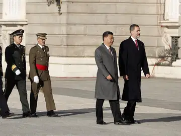 Recibimiento al presidente chino Recibimiento al presidente chino