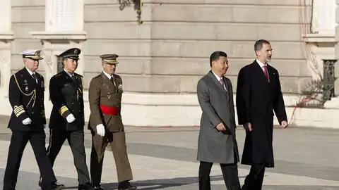 Recibimiento al presidente chino Recibimiento al presidente chino