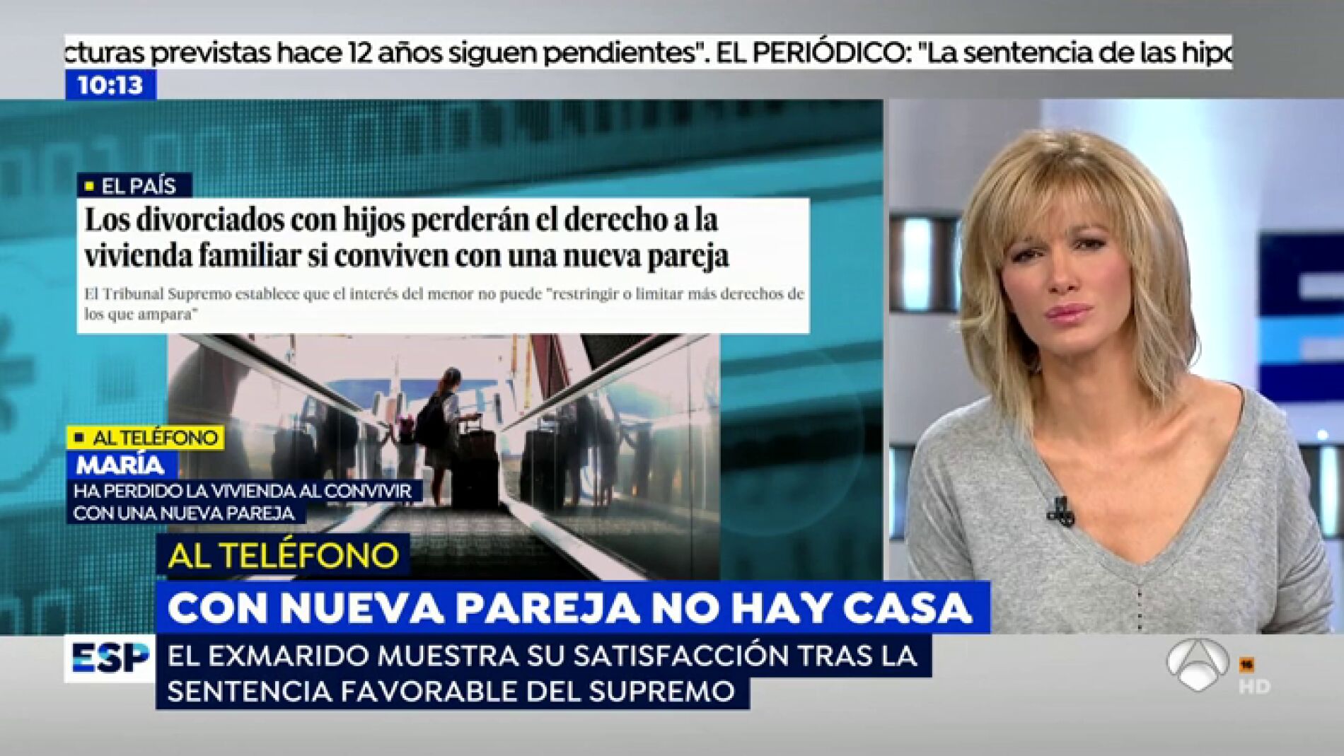 La mujer que ha perdido su casa por convivir con su nueva pareja considera injusta la sentencia: "Estoy condenada a no rehacer mi vida para que mis hijos sigan en su casa"