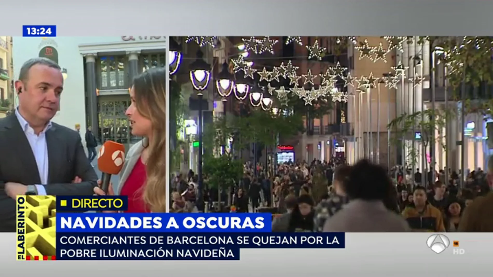 Barcelona se queja de la tacañería de su Ayuntamiento comparándose con la espectacular campaña navideña de Vigo