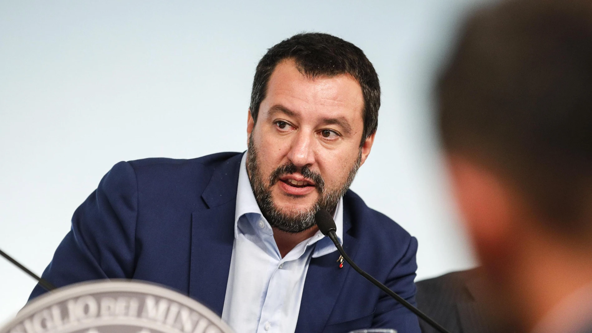 El vicepresidente del Gobierno y líder de la Liga, Matteo Salvini El vicepresidente del Gobierno y líder de la Liga, Matteo Salvini