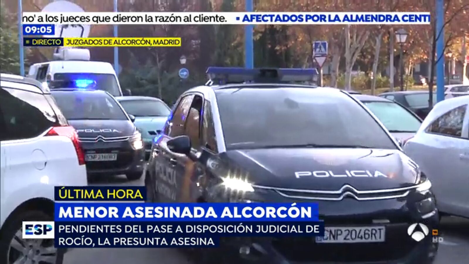 El padre, guardia civil, de la presunta asesina de una joven en Alcorcón ayudó a que detuvieran a su hija​
