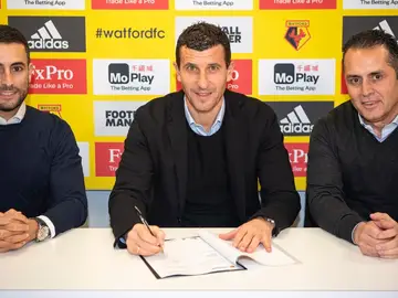 Javi Gracia firma su nuevo contrato con el Watford Javi Gracia firma su nuevo contrato con el Watford