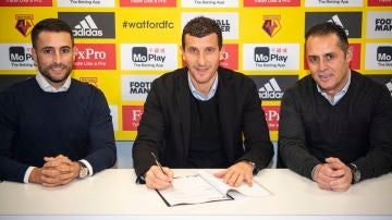 Javi Gracia firma su nuevo contrato con el Watford