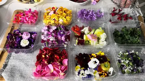 Flores comestibles Bárbara te cocina