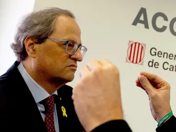 El president. Quim Torra. El president. Quim Torra.