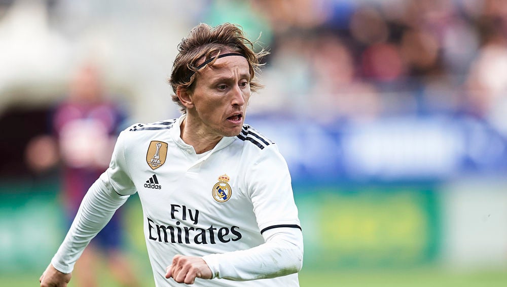 Luka Modric, en un partido con el Real Madrid