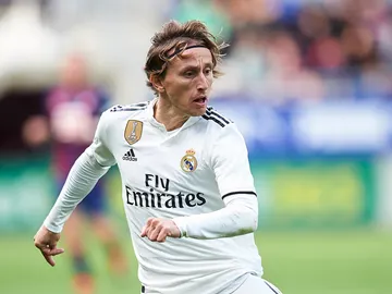 Luka Modric, en un partido con el Real Madrid Luka Modric, en un partido con el Real Madrid