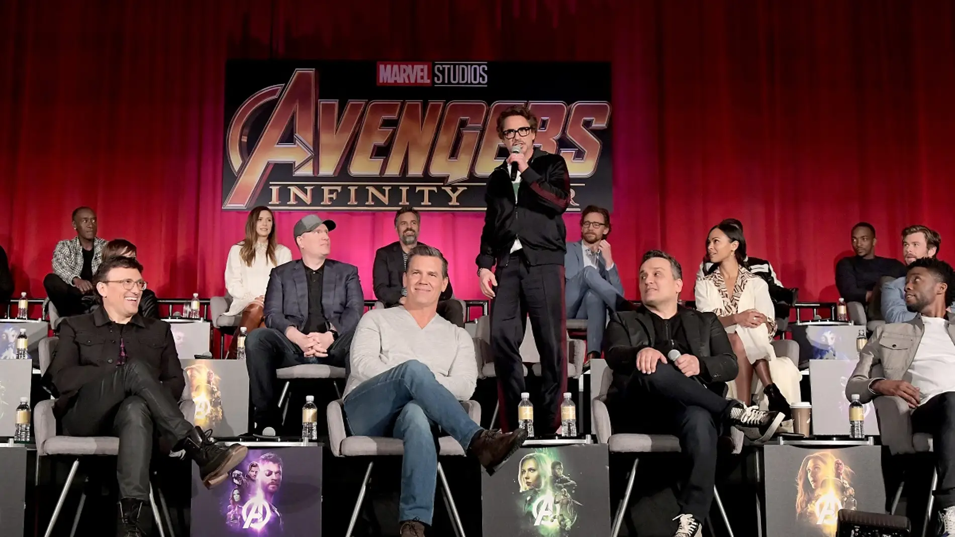 Los hermanos Russo y los actores de Marvel