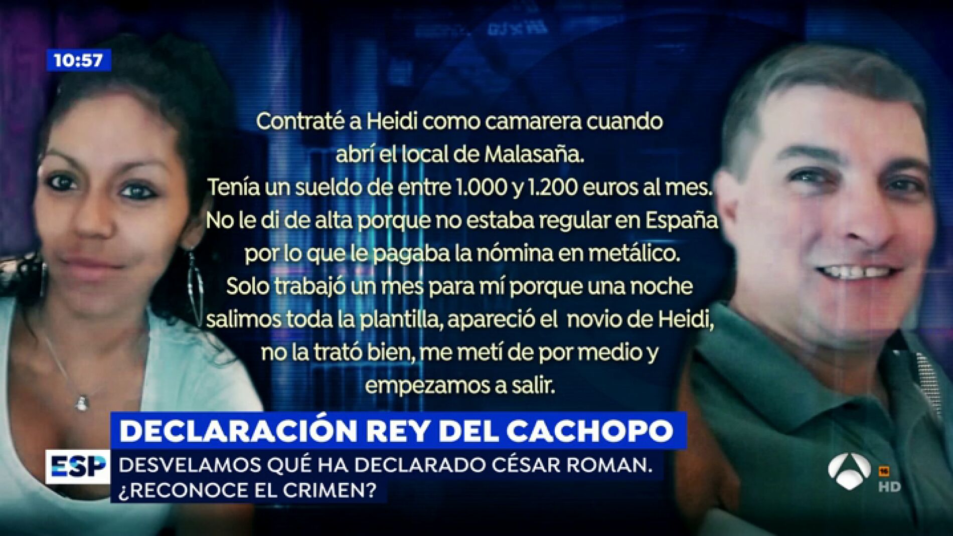 EXCLUSIVA | Declaraci&oacute;n del 'rey del cachopo': "Yo no mat&eacute; ni descuartic&eacute; a Heidi, no s&eacute; nada de esa atrocidad"