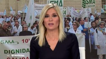 Sandra Golpe dirige y presenta Antena 3 Noticias 1