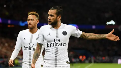 Dani Alves, en un partido del PSG Dani Alves, en un partido del PSG