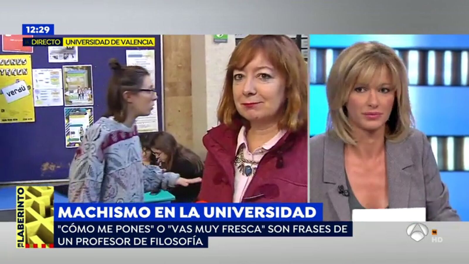 Susanna Griso, a las jóvenes que acusan de acoso a un profesor: 