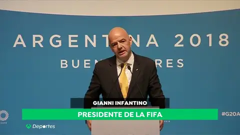 Infantino, sobre la Libertadores en el Bernabéu: "Madrid es un poquito Sudamérica" Infantino, sobre la Libertadores en el Bernabéu: "Madrid es un poquito Sudamérica"