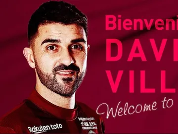 David Villa, nuevo jugador del Vissel Kobe David Villa, nuevo jugador del Vissel Kobe