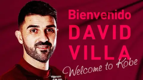 David Villa, nuevo jugador del Vissel Kobe David Villa, nuevo jugador del Vissel Kobe