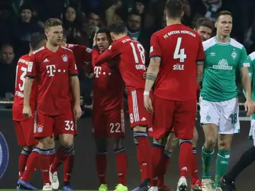 El Bayern celebra un gol El Bayern celebra un gol